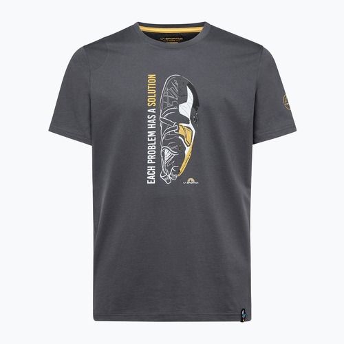 Koszulka męska La Sportiva Solution carbon/yellow