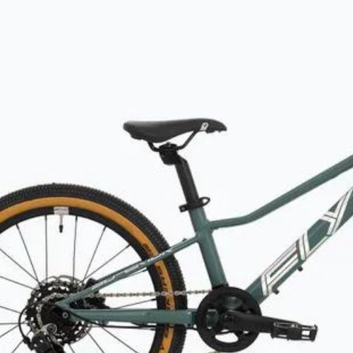 Rower dziecięcy Superior F.L.Y. 20 DB matte trooper green/hologram chrome