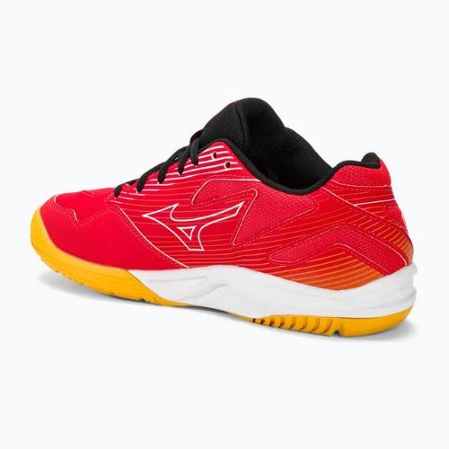 Buty do siatkówki Mizuno Cyclone Speed 4 radiant red/white/carrot curl
