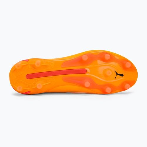 Buty piłkarskie PUMA King Ultimate Fg/Ag sun stream/puma black/sunset glow