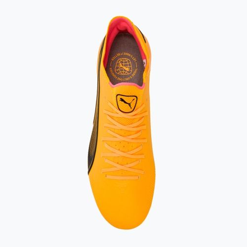 Buty piłkarskie PUMA King Ultimate Fg/Ag sun stream/puma black/sunset glow