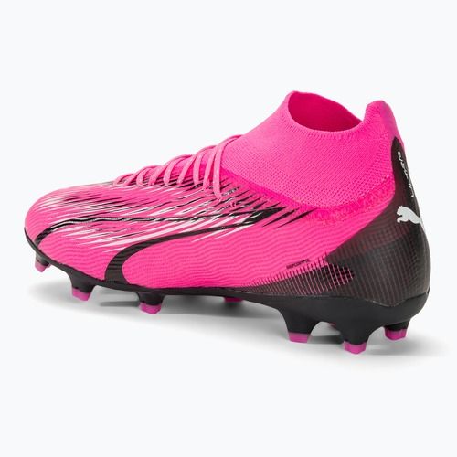 Buty piłkarskie dziecięce PUMA Ultra Pro FG/AG Jr poison pink/puma white/puma black