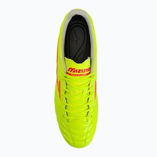 Buty piłkarskie Mizuno Morelia Neo IV Pro MD safety yellow/ fiery coral 2/ galaxy silver