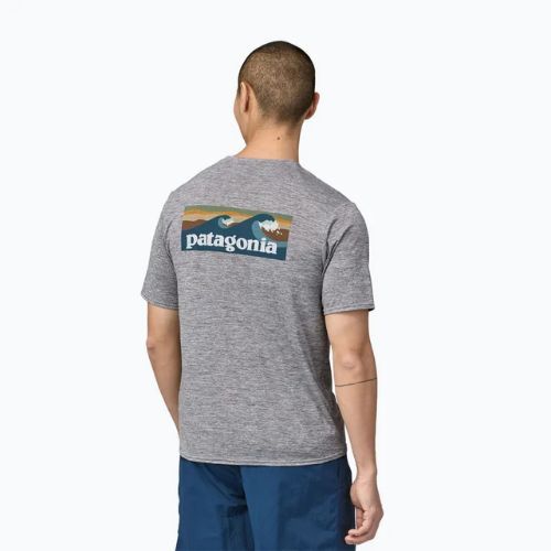 Koszulka męska Patagonia Cap Cool Daily Graphic Shirt Waters boardshort logo abalone blue/grey