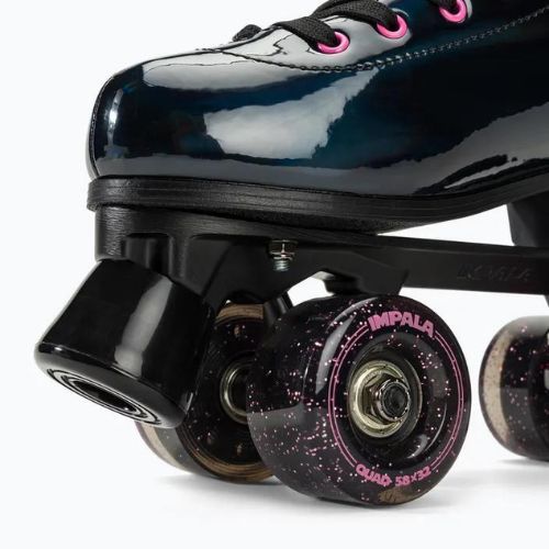 Wrotki damskie IMPALA Quad Skate black holographic