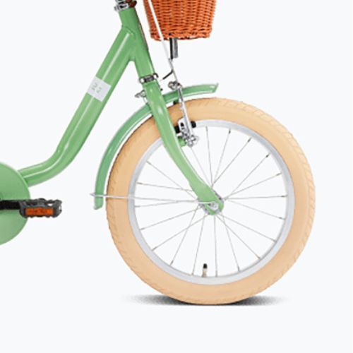 Rower dziecięcy PUKY Steel Classic 16 retro green