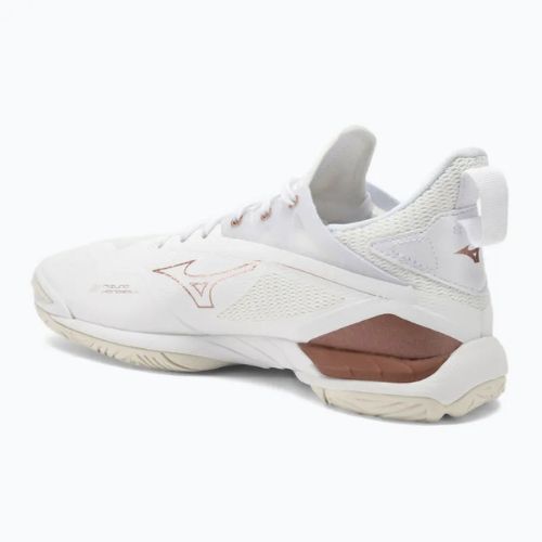 Buty do piłki ręcznej damskie Mizuno Wave Mirage 4 white/rose/snow white