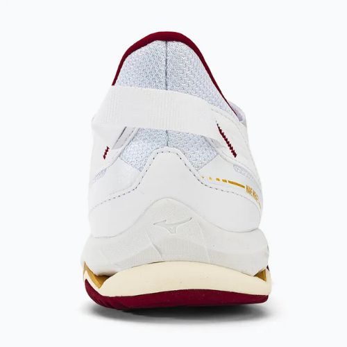 Buty do piłki ręcznej damskie Mizuno Wave Mirage 5 white/cabernet/mp gold