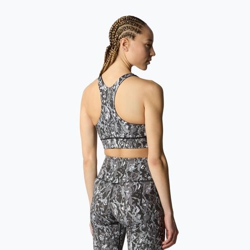 Biustonosz treningowy dwustronny The North Face Flex Reversible asphalt grey abstract