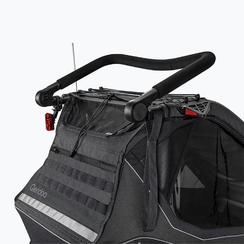 Przyczepka rowerowa Qeridoo KidGoo 1 dark steel grey