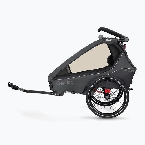 Przyczepka rowerowa Qeridoo KidGoo 1 dark steel grey