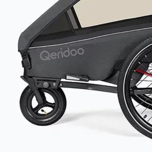 Przyczepka rowerowa Qeridoo Kidgoo 2 dark steel grey