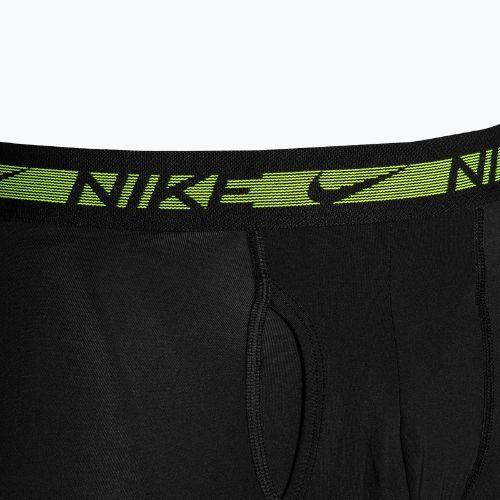 Bokserki męskie Nike Dri-FIT Ultra Stretch Micro Trunk 3 pary black/volt/blue/red