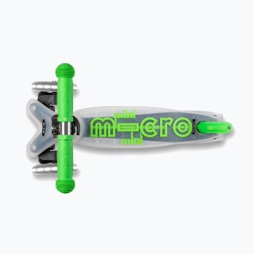 Hulajnoga trójkołowa dziecięca Micro Mini Micro Deluxe FLUX LED neon green