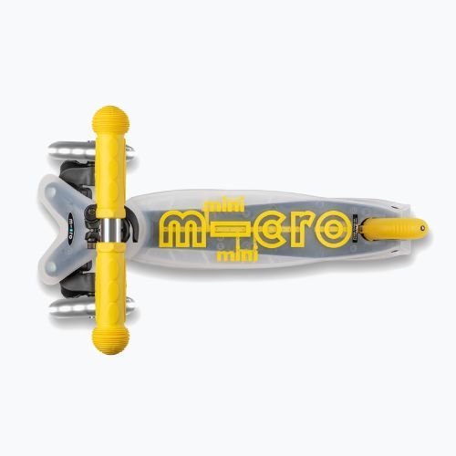 Hulajnoga trójkołowa dziecięca Micro Mini Micro Deluxe FLUX LED neon yellow