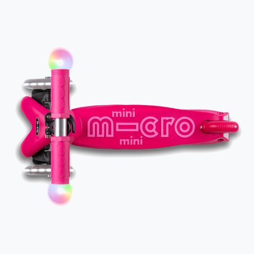 Hulajnoga trójkołowa dziecięca Micro Mini2grow Magic LED pink