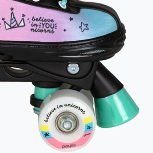 Wrotki dziecięce Playlife Unicorn pink/teal