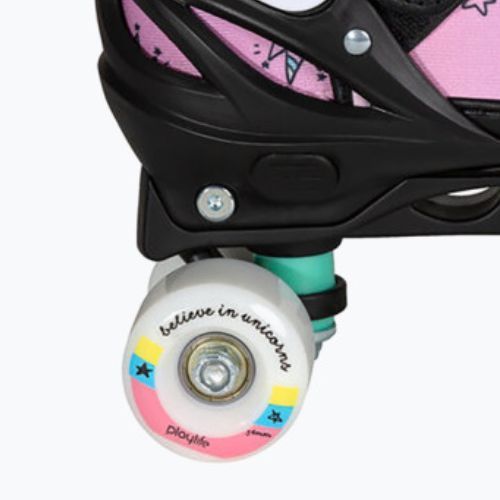 Wrotki dziecięce Playlife Unicorn pink/teal
