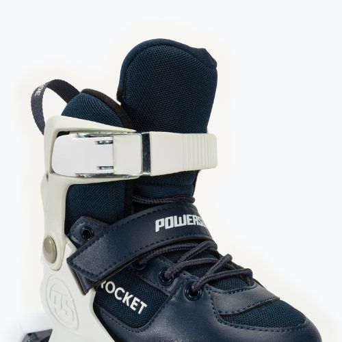 Rolki dziecięce Powerslide Rocket Jr white/navy blue