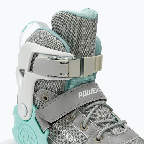 Rolki dziecięce Powerslide Rocket grey/teal