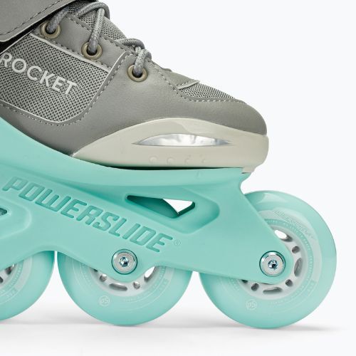 Rolki dziecięce Powerslide Rocket grey/teal