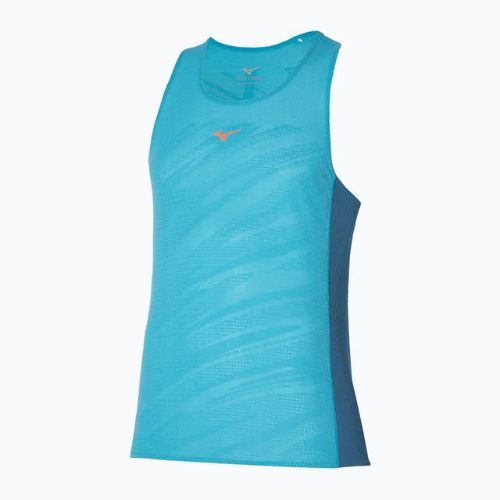 Koszulka do biegania męska Mizuno Aero Tank maui blue