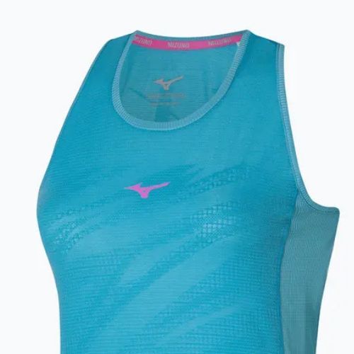 Koszulka do biegania damska Mizuno Aero Tank maui blue