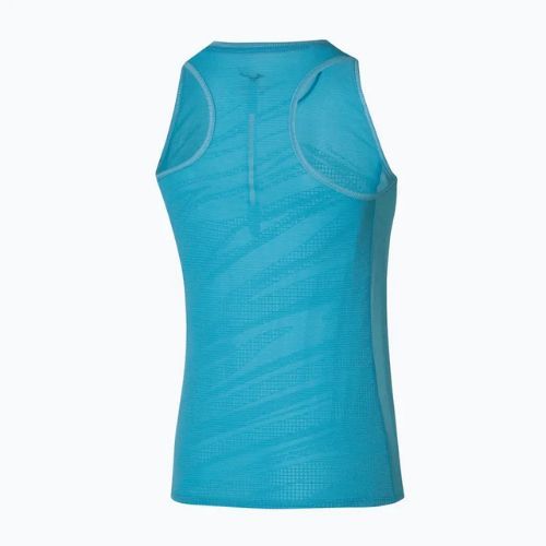 Koszulka do biegania damska Mizuno Aero Tank maui blue