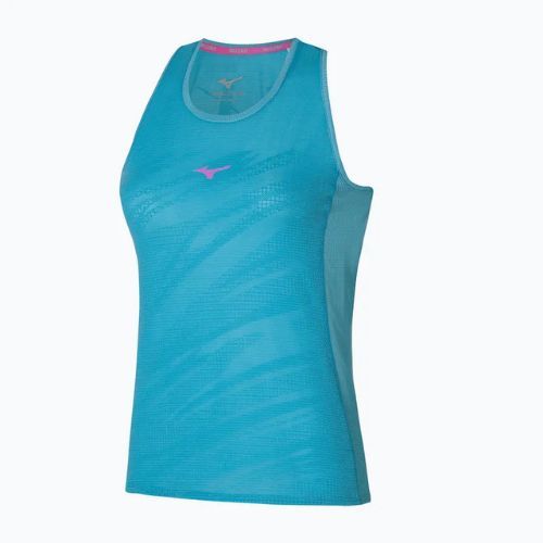 Koszulka do biegania damska Mizuno Aero Tank maui blue