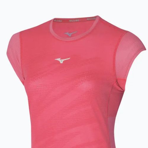 Koszulka do biegania damska Mizuno Aero Tee sunkissed coral
