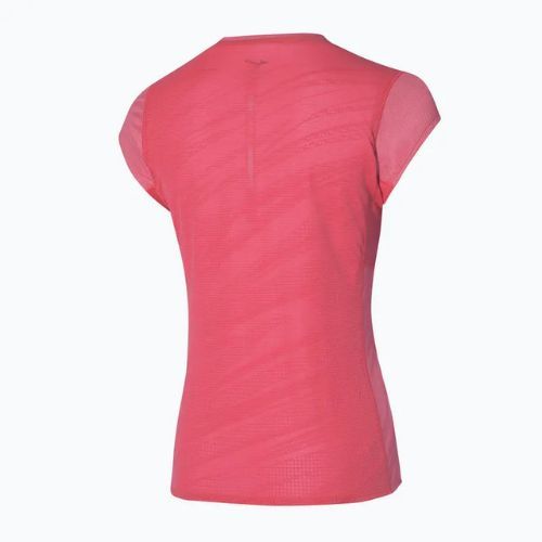 Koszulka do biegania damska Mizuno Aero Tee sunkissed coral