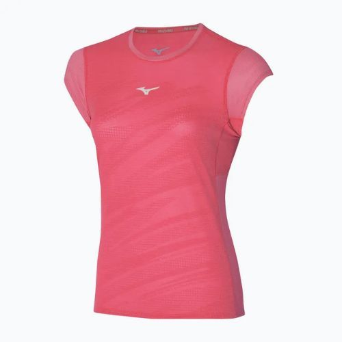 Koszulka do biegania damska Mizuno Aero Tee sunkissed coral