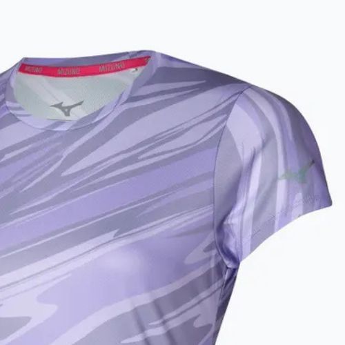 Koszulka do biegania damska Mizuno Impulse Core Graphic Tee pastel lilac