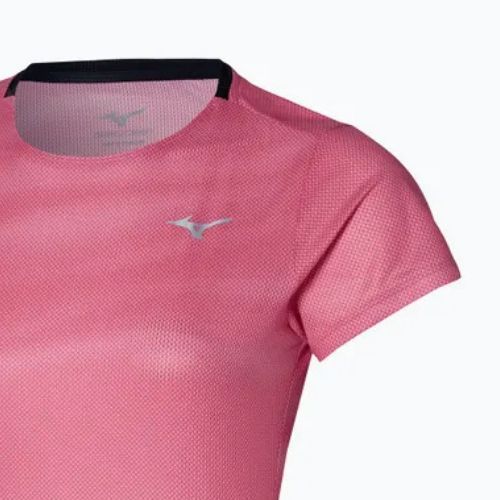 Koszulka do biegania damska Mizuno Premium Aero Tee sangria sunset