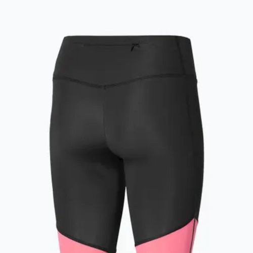Legginsy damskie Mizuno Core Long black/sangria sunset