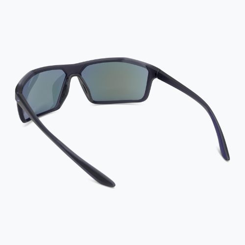 Okulary przeciwsłoneczne męskie Nike Windstorm matte grid iron/violet mirror