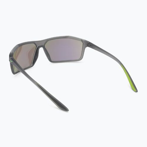 Okulary przeciwsłoneczne męskie Nike Windstorm matte dark grey/grey/green mirror