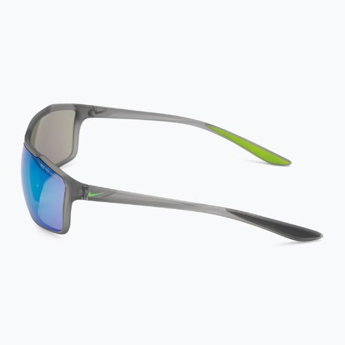 Okulary przeciwsłoneczne męskie Nike Windstorm matte dark grey/grey/green mirror