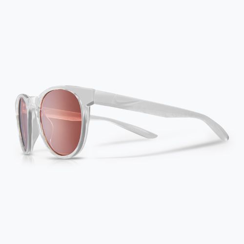 Okulary przeciwsłoneczne dziecięce Nike Horizon Ascent S clear/pink
