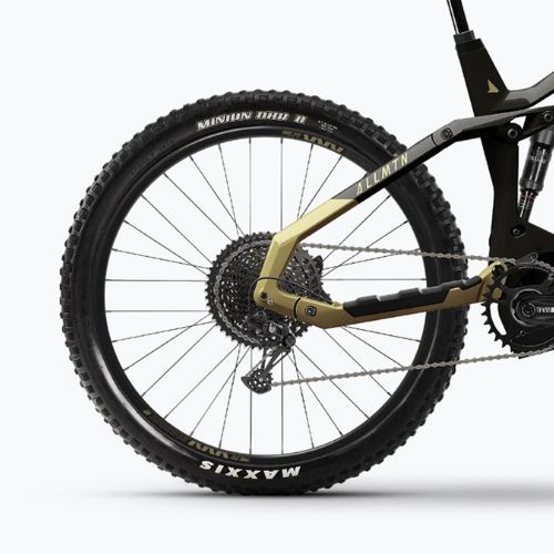 Rower elektryczny Haibike Allmnt CF 8 750 Wh black/gold gloss