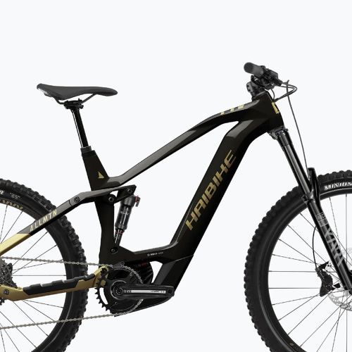 Rower elektryczny Haibike Allmnt CF 8 750 Wh black/gold gloss