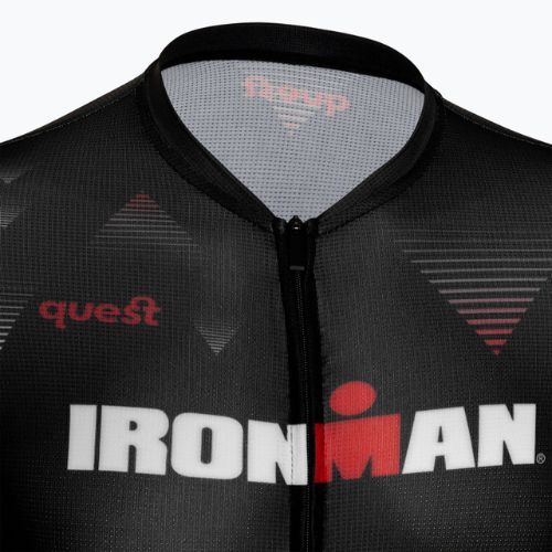 Koszulka rowerowa męska Quest Race Line France IRONMAN® black