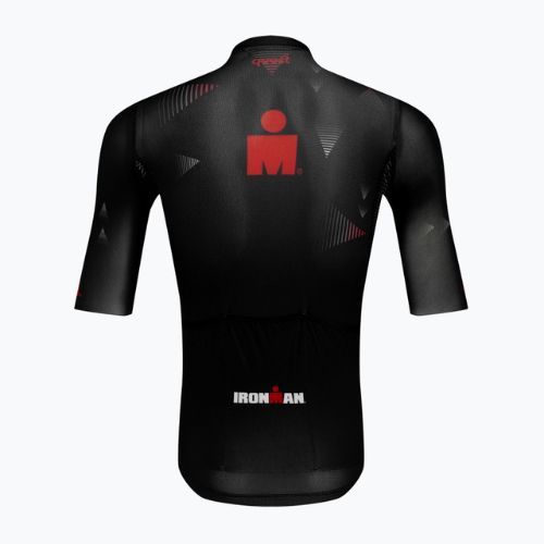 Koszulka rowerowa męska Quest Race Line France IRONMAN® black