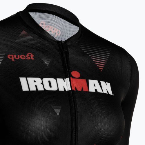 Koszulka rowerowa damska Quest Race Line France IRONMAN® black