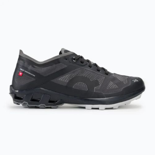 Buty do biegania damskie On Running Cloudventure Peak 3 black/glacier