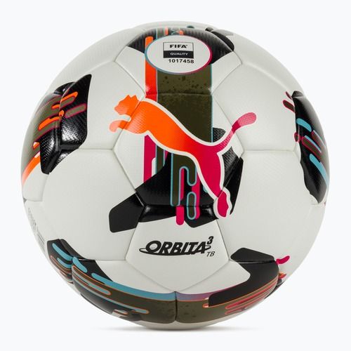 Piłka do piłki nożnej PUMA Orbita 3 TB FIFA Quality puma white/multicolor rozmiar 4