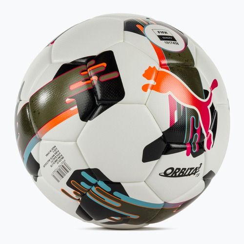 Piłka do piłki nożnej PUMA Orbita 3 TB FIFA Quality puma white/multicolor rozmiar 4