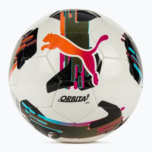 Piłka do piłki nożnej PUMA Orbita 6 MS puma white/multicolor rozmiar 3