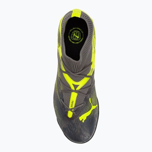 Buty piłkarskie PUMA Future 7 Match Rush TT strong gray/cool dark gray/electric lime
