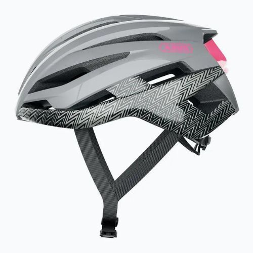 Kask rowerowy ABUS StormChaser zigzag grey